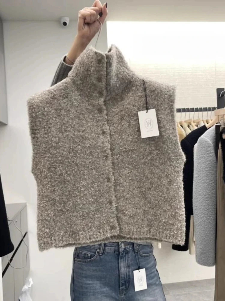 Korean Casual Cardigan Vest