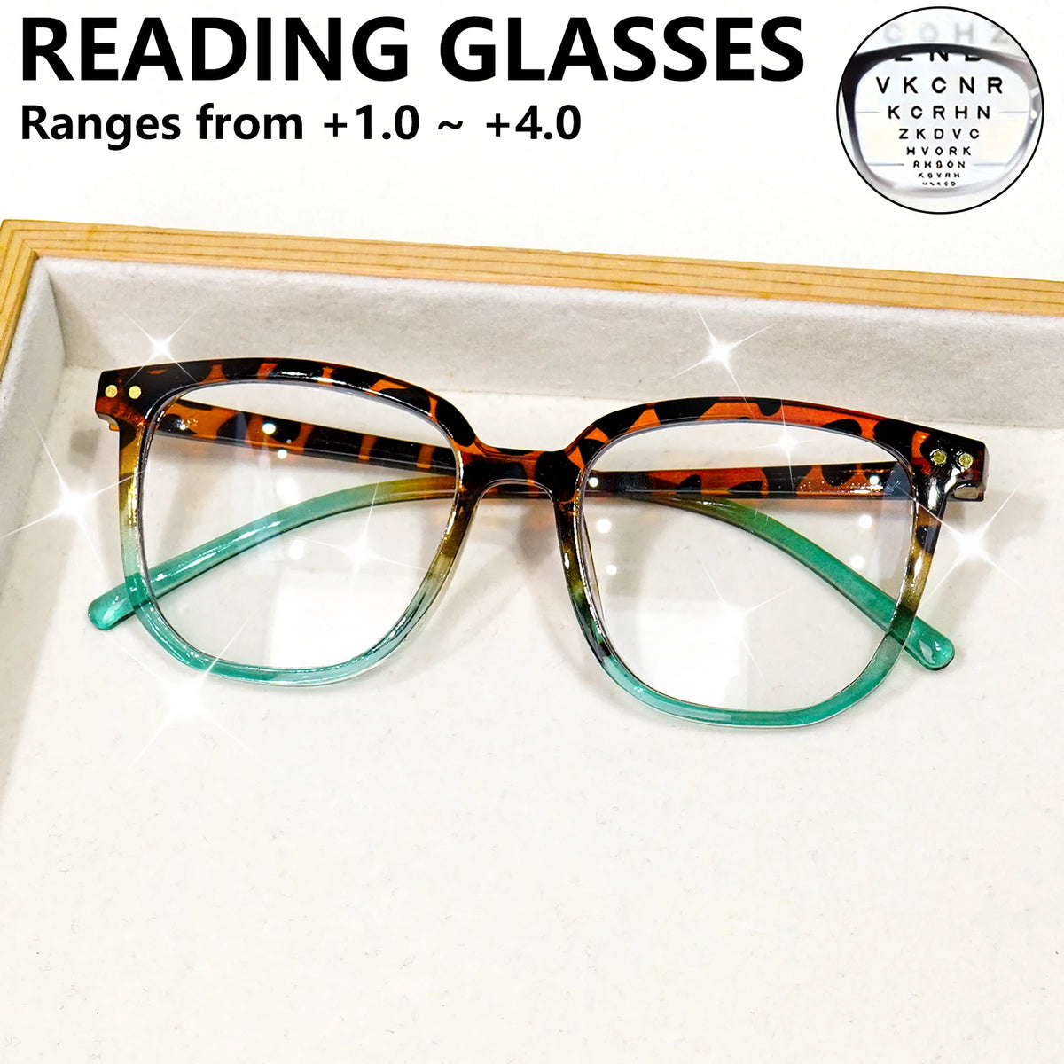Square Frame Clear Lens Glasses