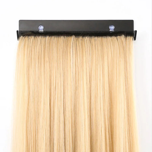 Metal Beaded Weft Hair Extension Sectioning Holder For Women