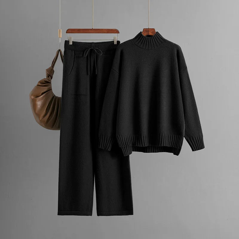 Cozy Turtleneck Knit Set