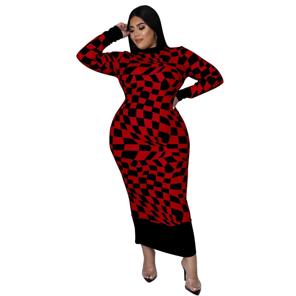 Colorful African Dashiki Print Traditional Dress for Women