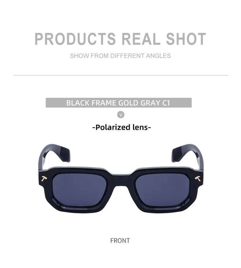 Small Square Polarized Sunglasses