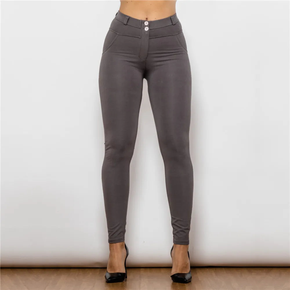 High Stretch Sculpting Slim Fit Pencil Pants for Women