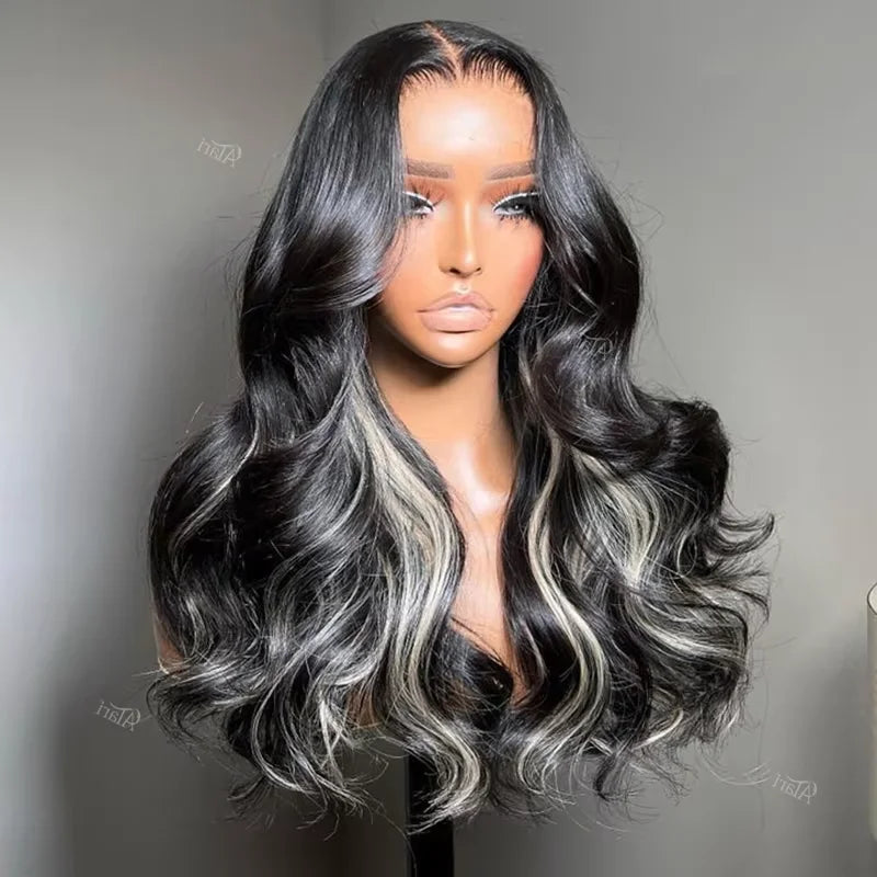 Brown Blonde Body Wave Lace Front Wig