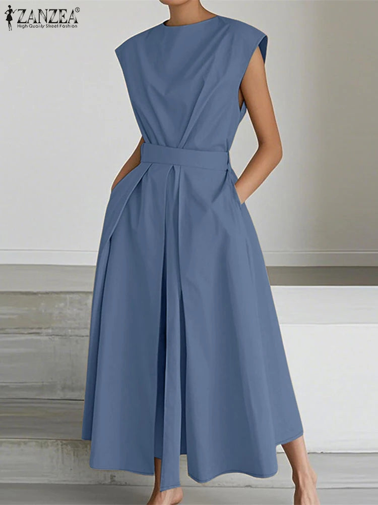 Collared Button Front Maxi Shirt Dress