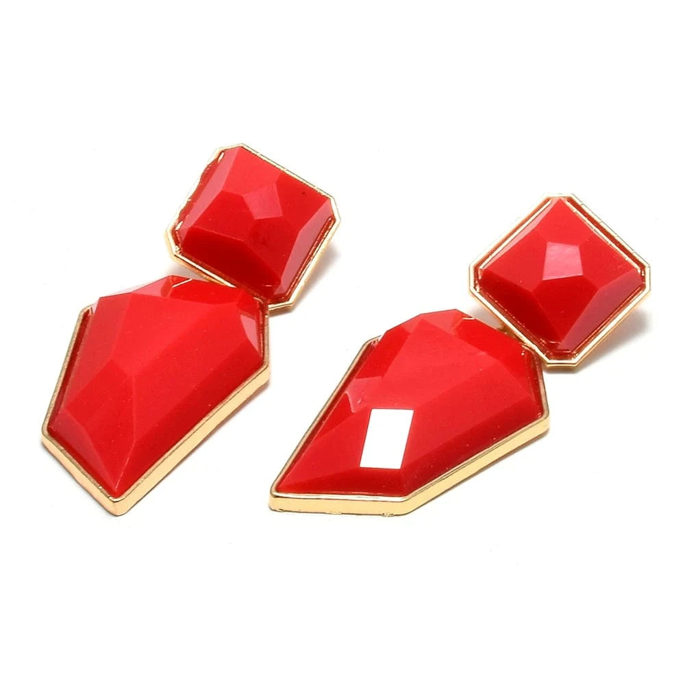 Transparent Earrings Hanging Irregular Dangle earrings High Quality Resin Drop Earrings Women's Accessories Wholesale