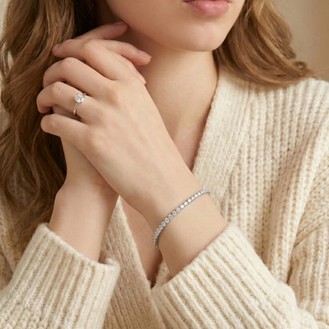 Moissanite Tennis Bracelet