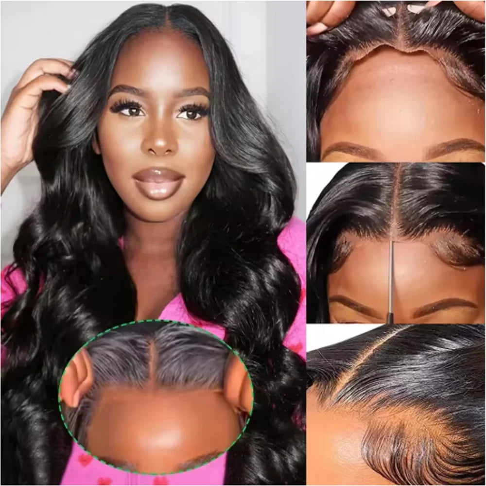 Remy Human Hair Glueless HD Lace Front Wig for Women