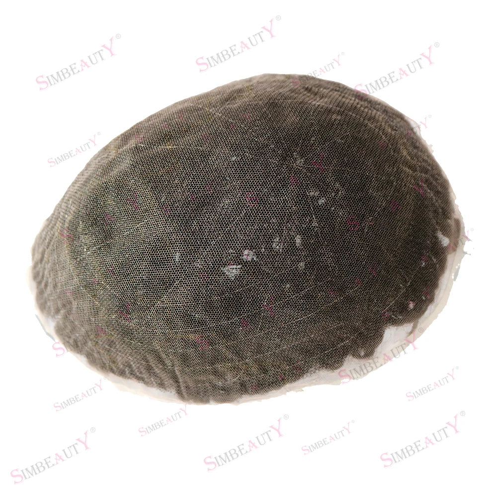 Breathable Curly Invisible Full Lace Human Hair Wig for Women