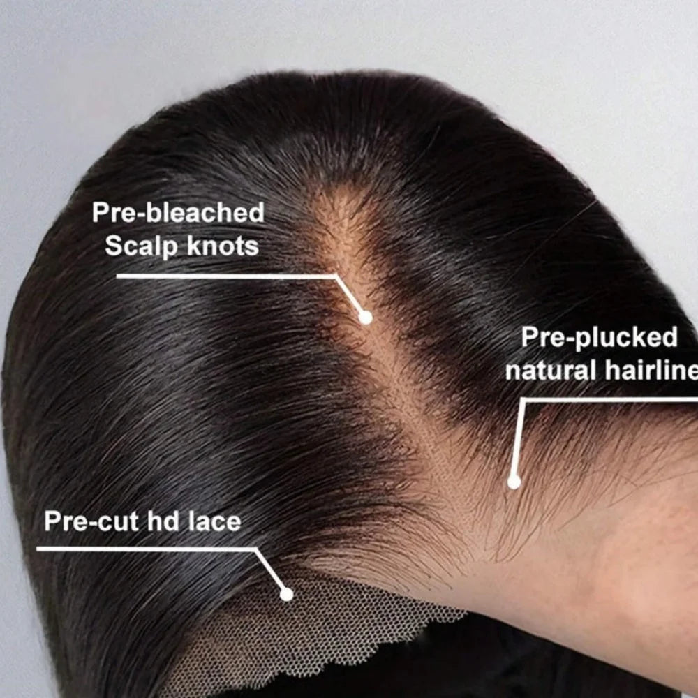 Straight Brazilian Lace Front Human Hair Wig for Women