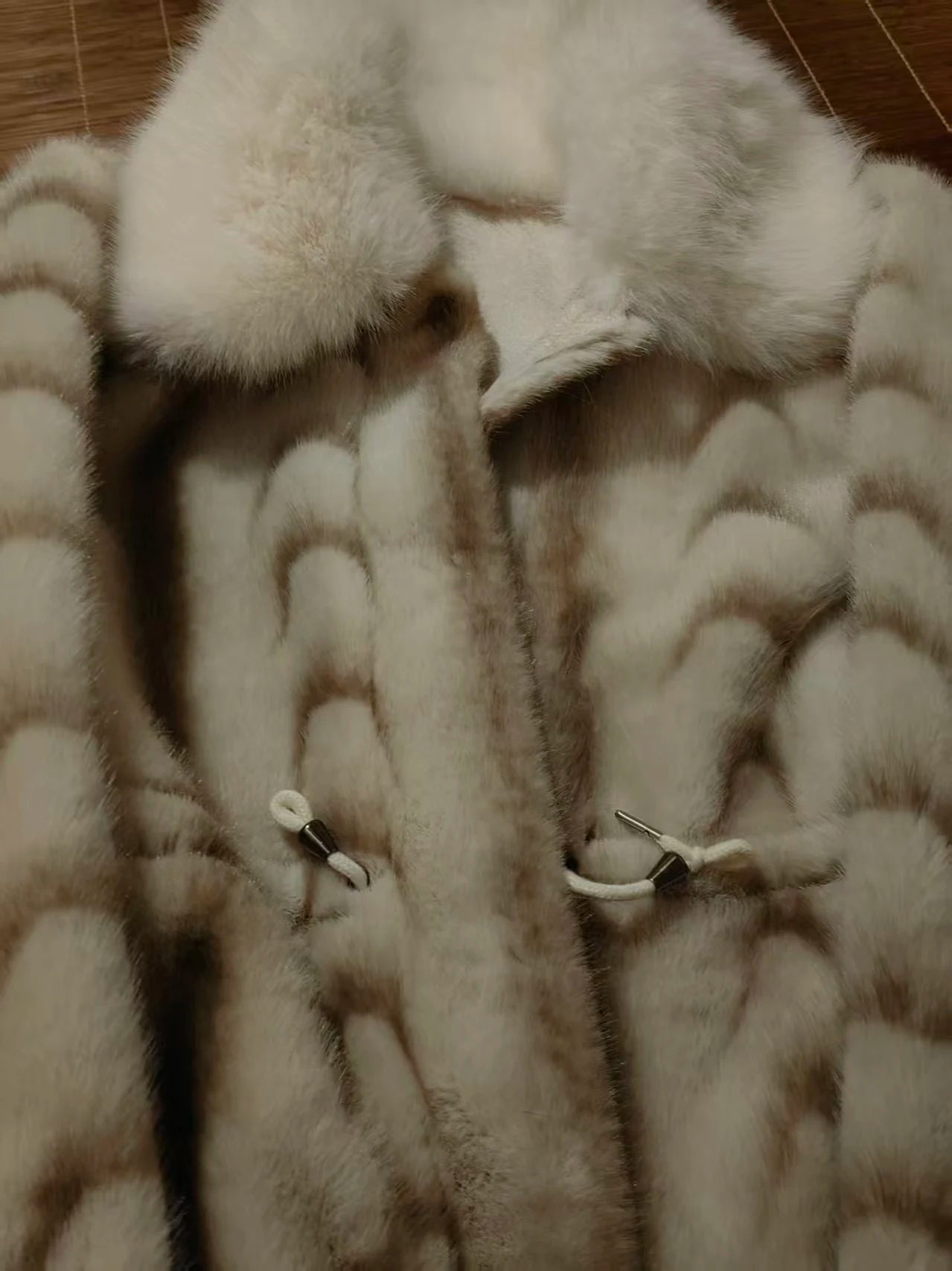Faux Fur Coat for Women,Covered Button Jacket,Adjustable Waist,High Quality,Turn-down Collar Overcoat,Female Clothes,New,Winter