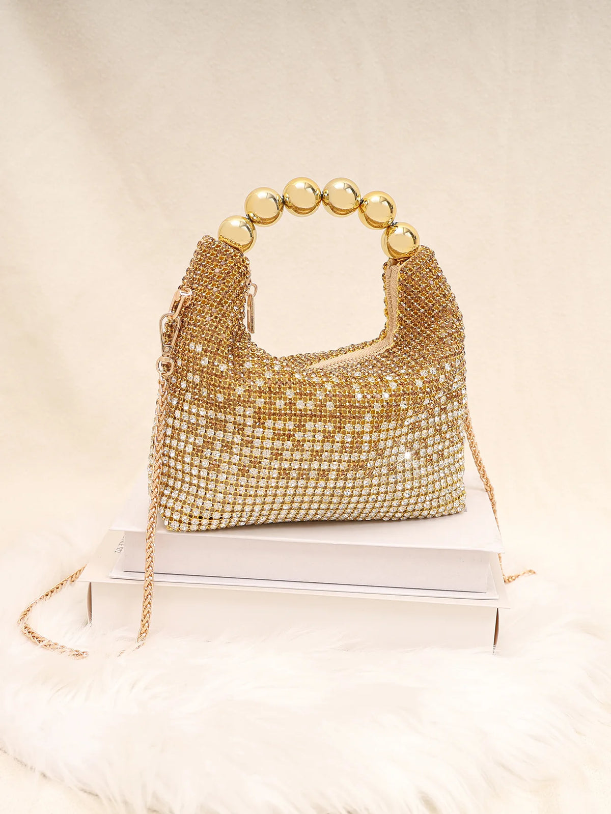 New Evening Handbag Luxury Brand Shiny Dinner Party Women's Handbag Fashion Trend Shiny Women's Shoulder Crossbody Bag