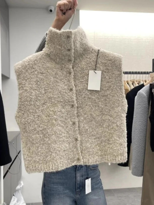 Korean Casual Cardigan Vest