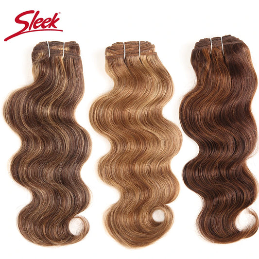 Silky Brazilian Body Wave Ombre Remy Hair Bundles For Women