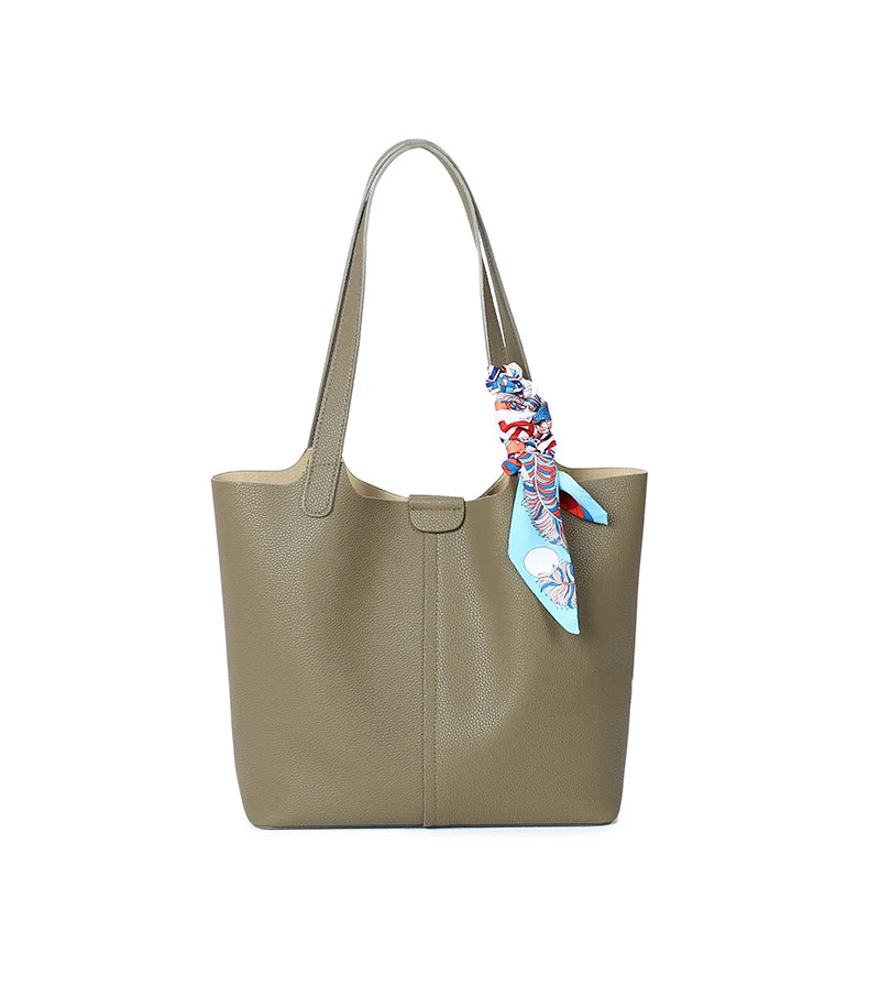 Genuine Leather  Designer Luxury Bag Large Capacity  Fashionable Casual  Shoulder Bag Commuting  work handbag for women office