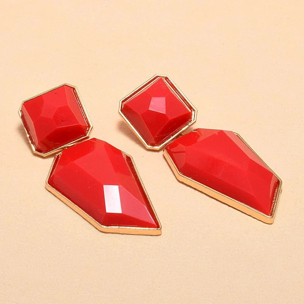 Transparent Earrings Hanging Irregular Dangle earrings High Quality Resin Drop Earrings Women's Accessories Wholesale