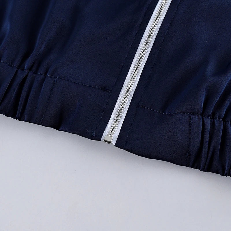 Relaxed Fit Casual Solid Coat Shorts Set for Women