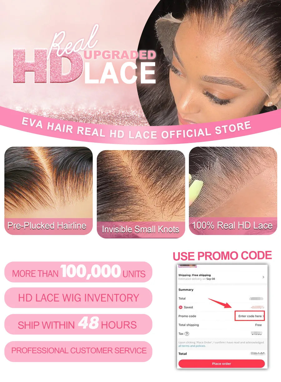 13x6 Full Frontal HD Lace Wig Ombre Blonde Straight Melt Skin Full Lace Frontal Human Hair Wig Honey Blonde Real HD Lace Wigs