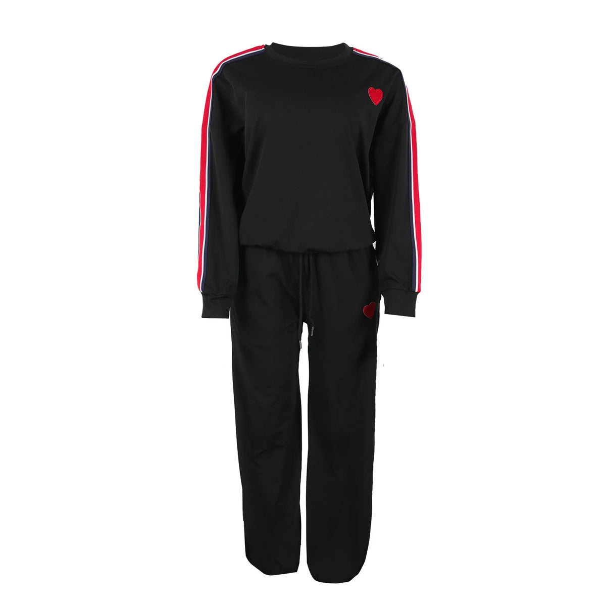 Casual Matching Two-Piece Jogger Tracksuit Set for Women