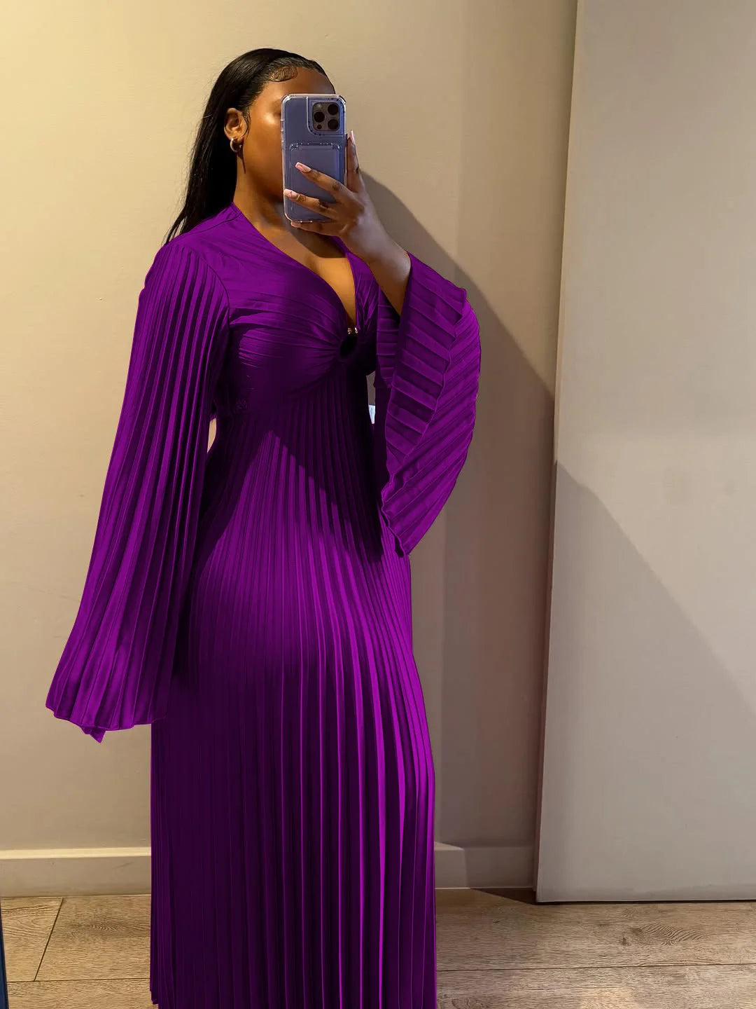 Elegant African Wedding Maxi Kaftan Dress for Women