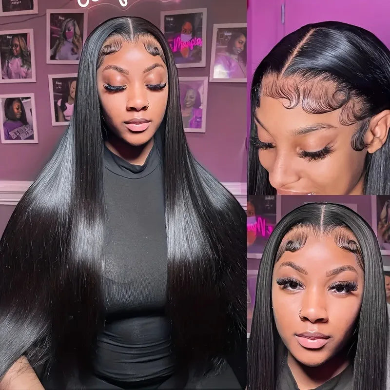 Glueless Straight Lace Front Human Hair Wig for Women