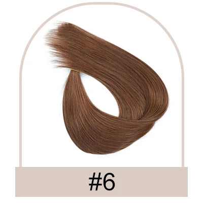 Straight Keratin Fusion Human Hair Extensions for Women