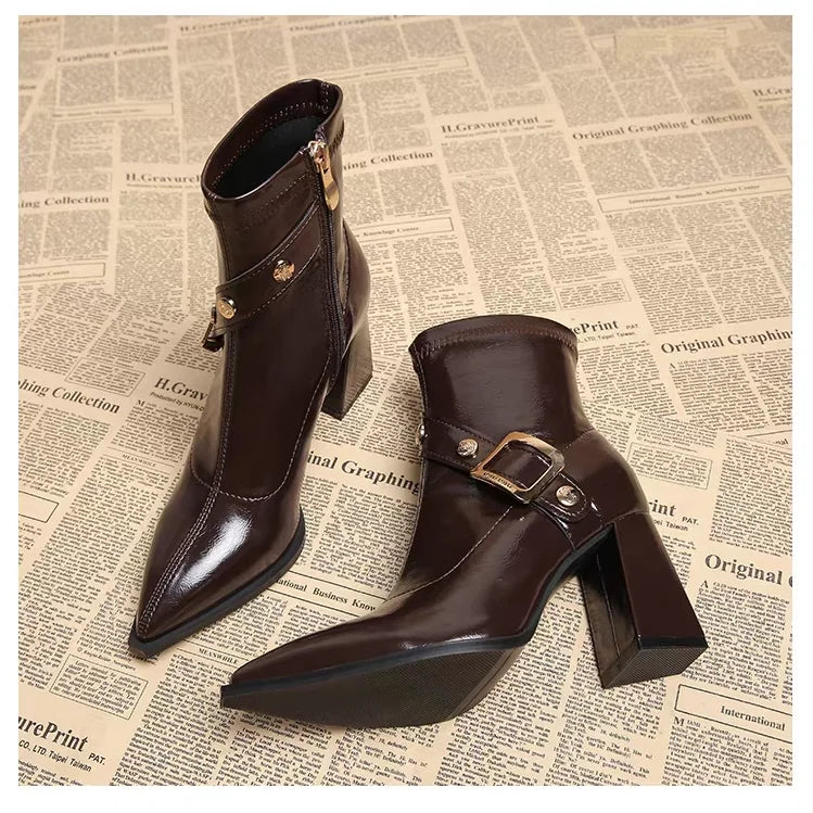 Pointed Toe Chelsea Boots