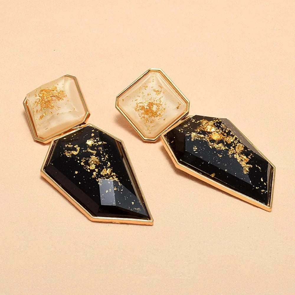 Transparent Earrings Hanging Irregular Dangle earrings High Quality Resin Drop Earrings Women's Accessories Wholesale