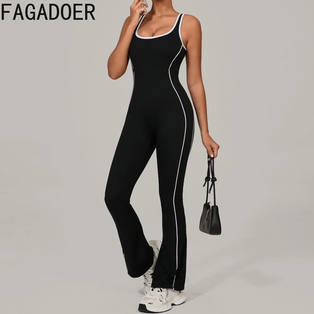 Casual Two Piece Jacket And Jumpsuit Set for Women