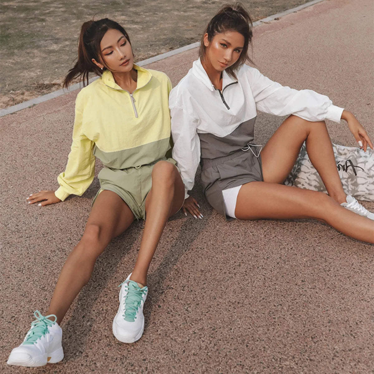 Casual Two Piece Pullover Shirt and Shorts Set for Women