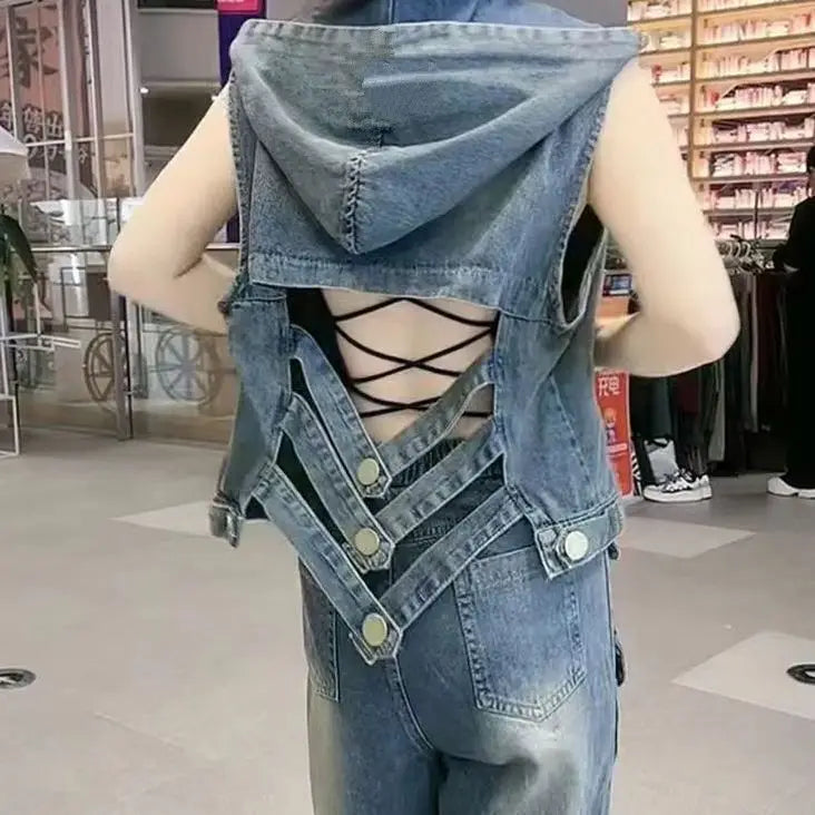 Lightweight Backless Casual Single Breasted Vest For Women