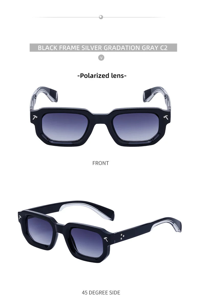 Small Square Polarized Sunglasses