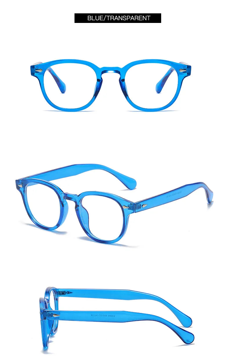 Ultralight Retro Round Frame Reading Glasses for Women