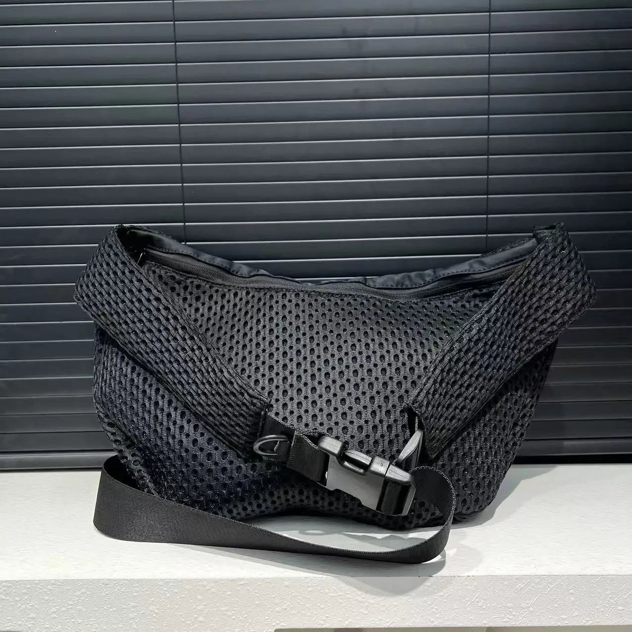 Casual Mesh Crossbody Bag With Large Capacity for Women