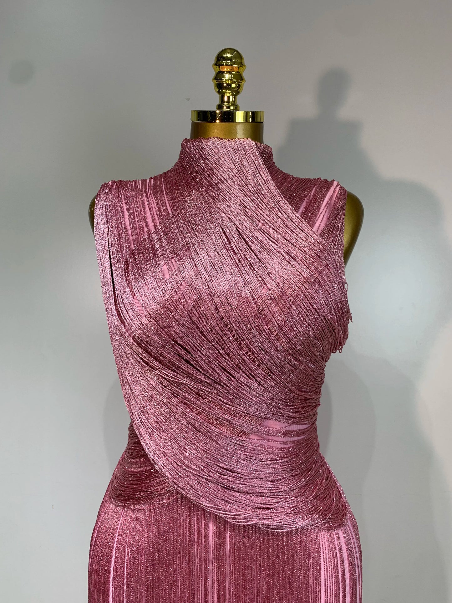 Women Sexy Sleeveless Tassel Bodycon Bandage Dresses Celebrity Elegant Evening Party Nightclub Luxury Birthday Cocktail Dress