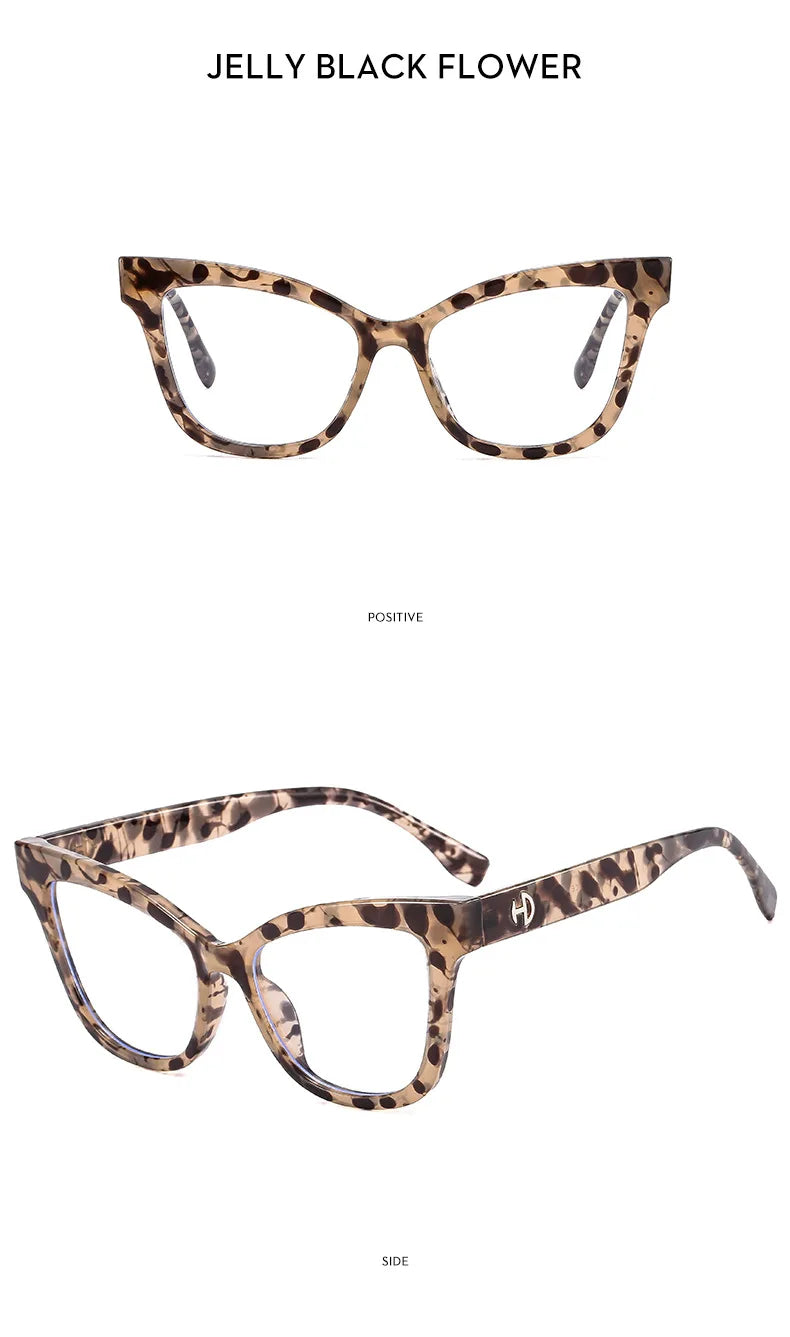 Vintage Blue Light Blocking Cat Eye Reading Glasses for Women