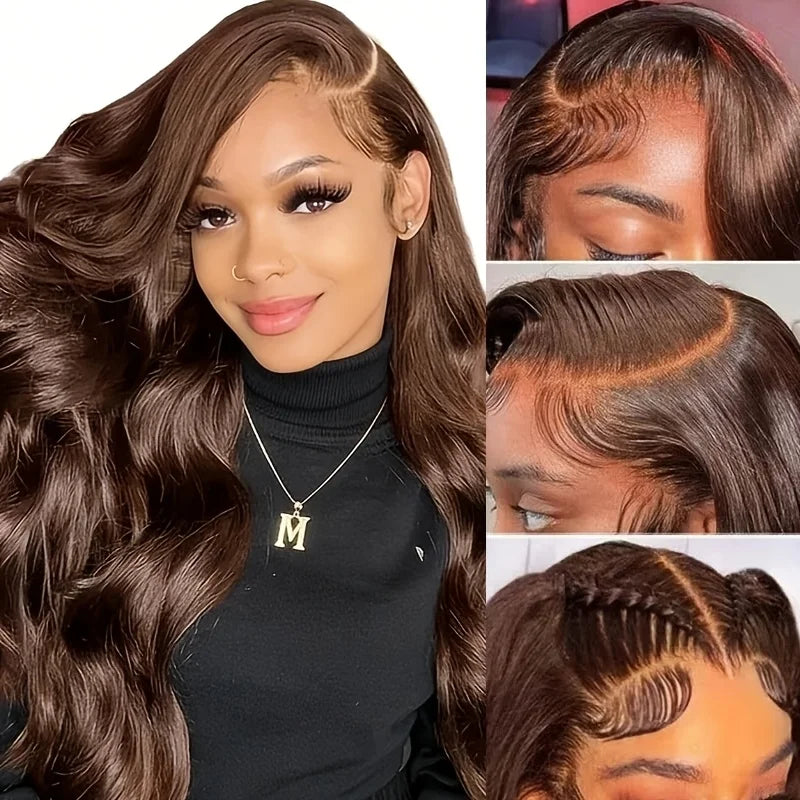 Glueless Body Wave Lace Front Human Hair Wig for Women