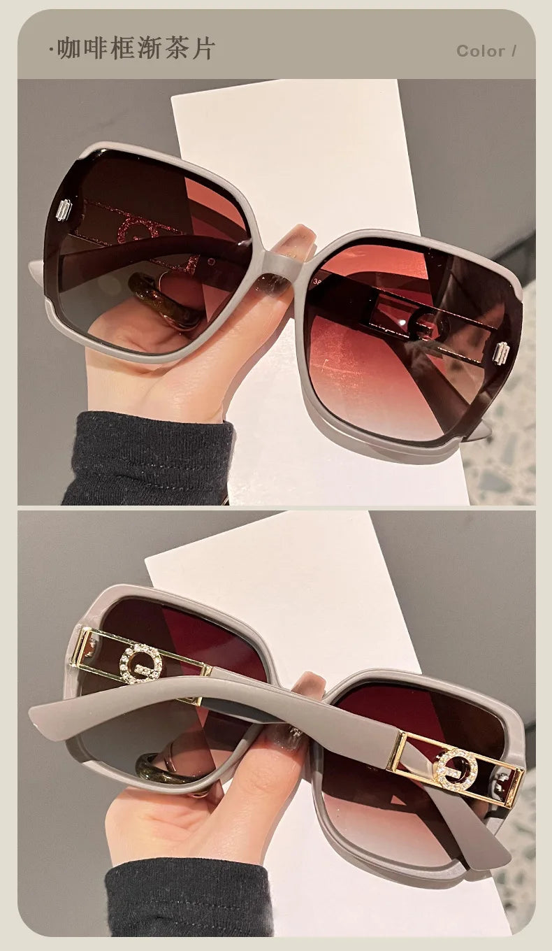 Oversized Square Gradient Sunglasses