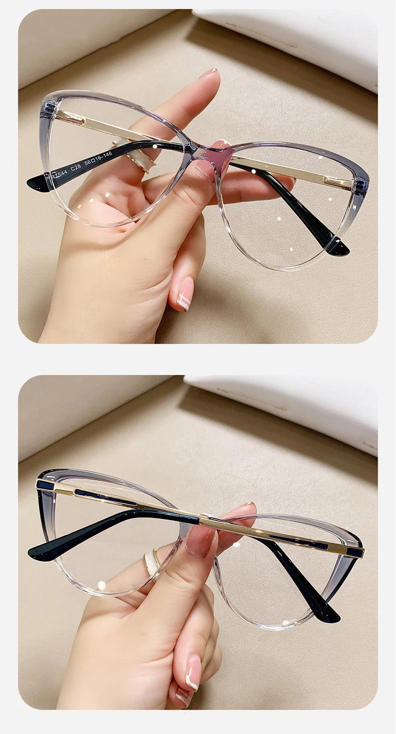 Gradient Frame Fashion Glasses