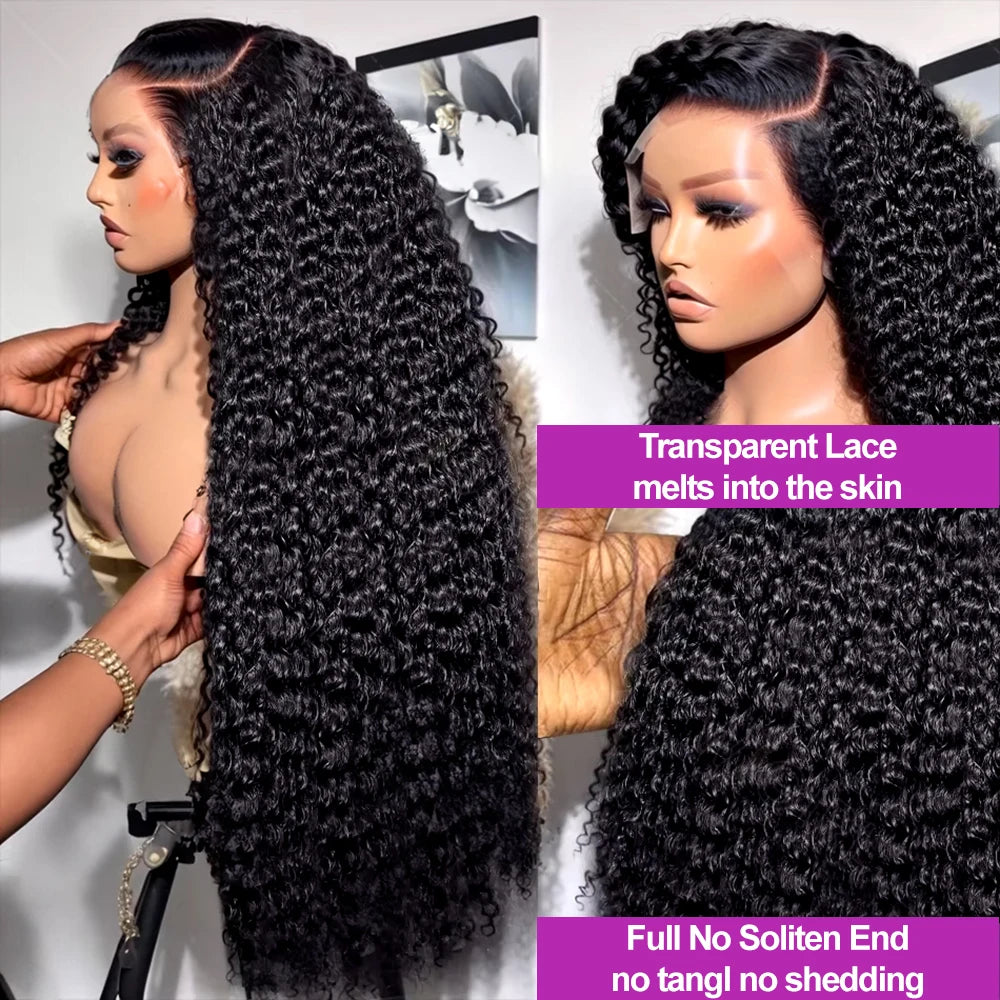 Glueless Deep Wave Water Curl Wig