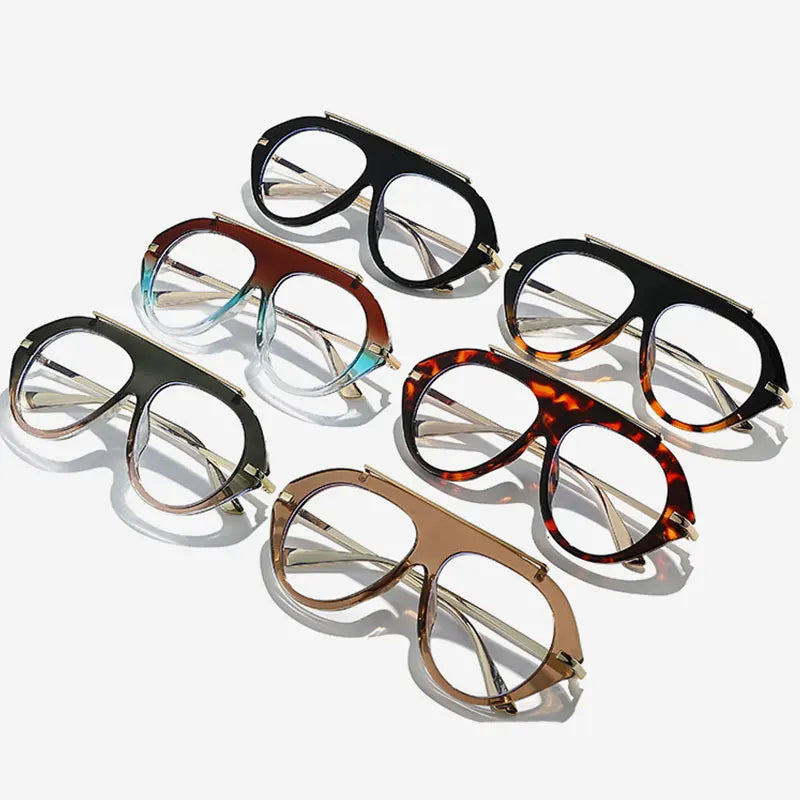 Oversized Blue Light Blocking Reading Glasses for Women