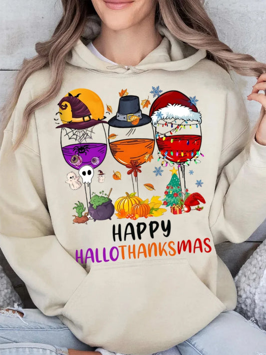 Hoodies Lightweight Cotton Hooded Sweatshirt - Breathable Fabric with Contrast Stitching Heavy Weight Cotton Plus Velvet Hooded