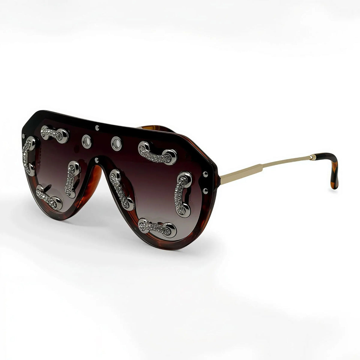 Futuristic Shield Fashion Sunglasses