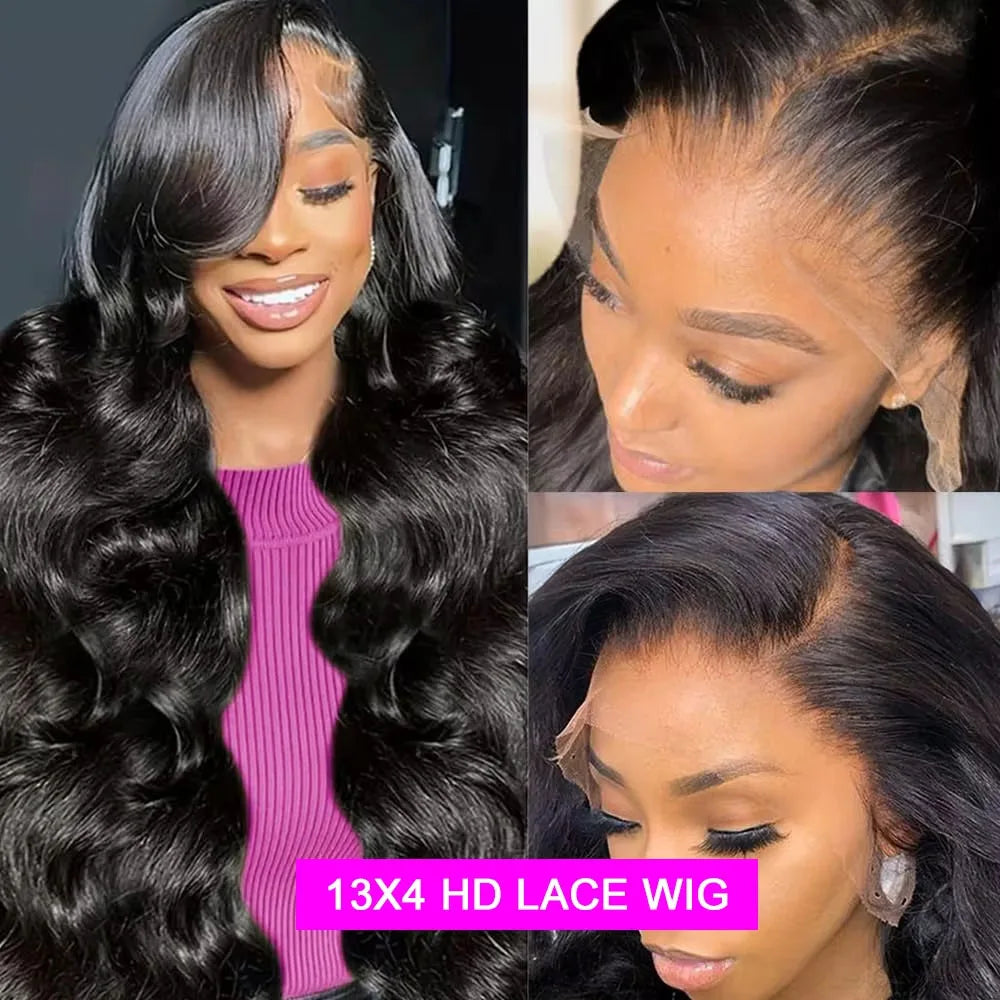 Gorgeous Long Body Wave Silk Hd Lace Front Wig for Women