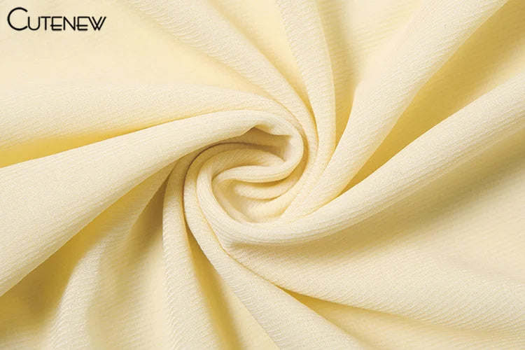 Cutenew Solid Classic Women Blouse Dress Sexy Thin See Through Full Sleeve Lapel Single Breasted Pleated Mini Vestido Streetwear