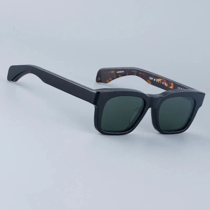 Vintage Rectangular Acetate Sunglasses