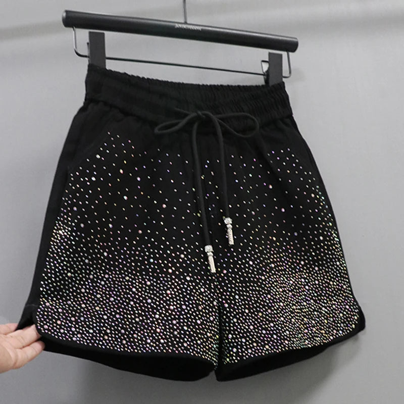 Lightweight High Waist Wide Leg Casual Shorts for Women