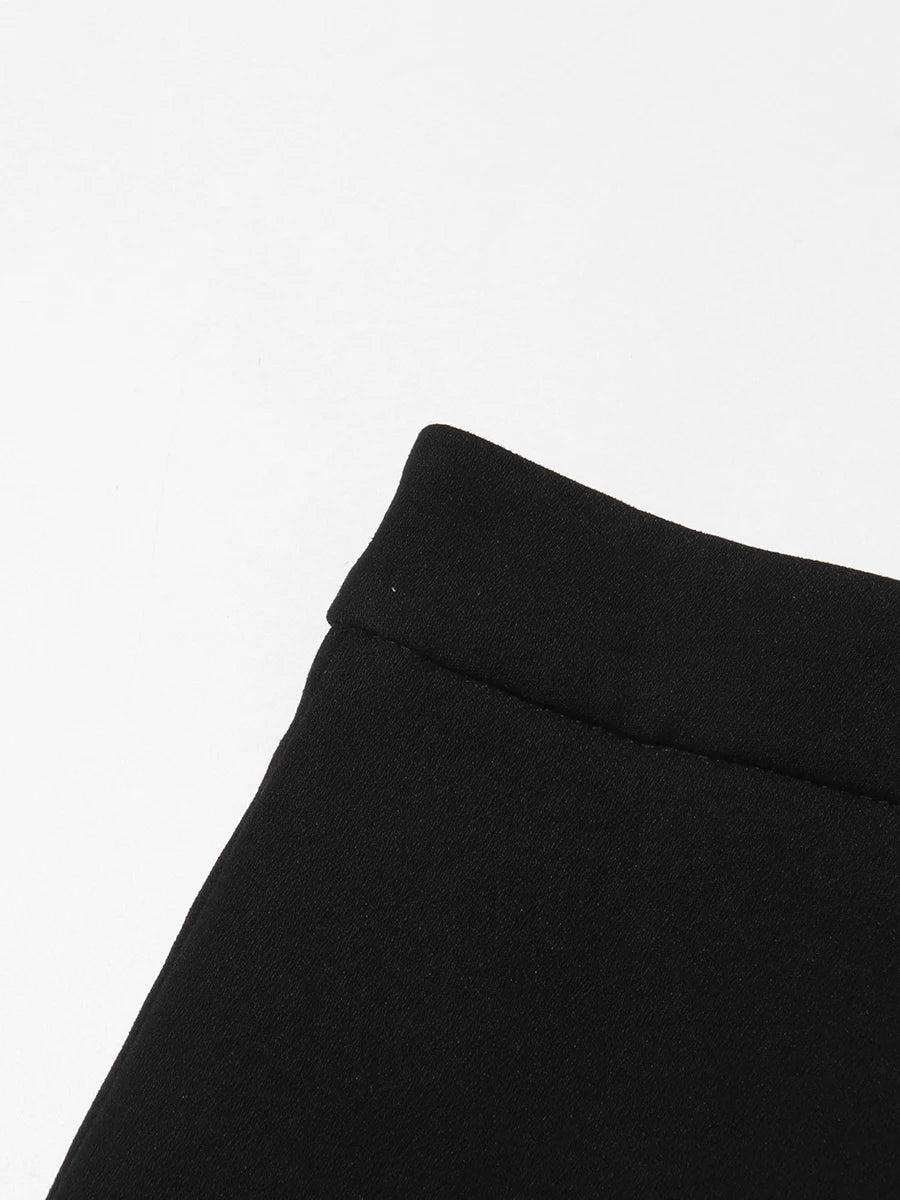 TWOTWINSTYLE Embroidery Two Piece Set For Women O Neck Long Sleeve Spliced Button Top High Waist Skirt Chic Sets FemaleKSE511331