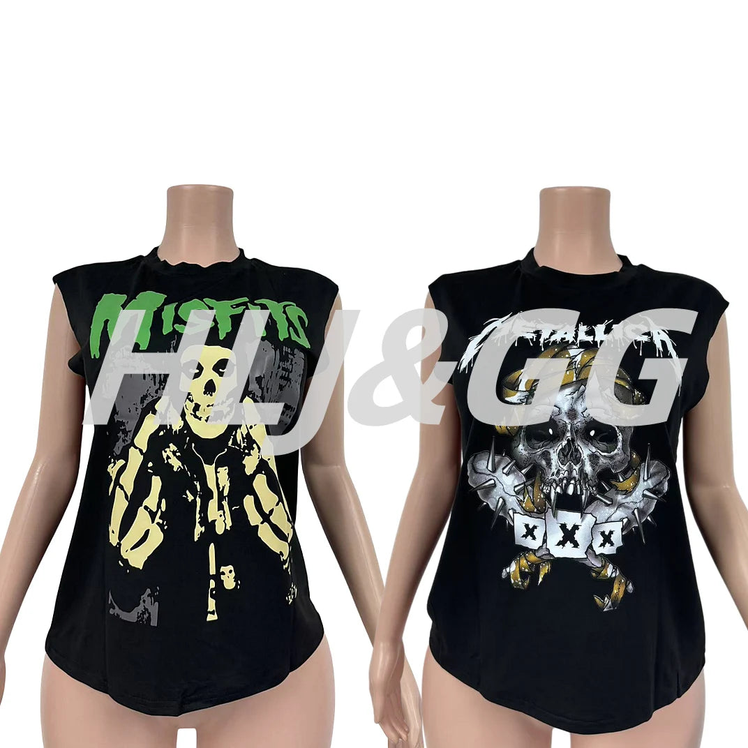 Sleeveless Graphic Tee