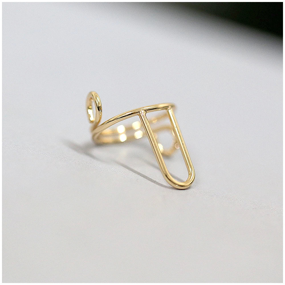 Trendy Thin Stackable Nail Ring Set of 10 for Women